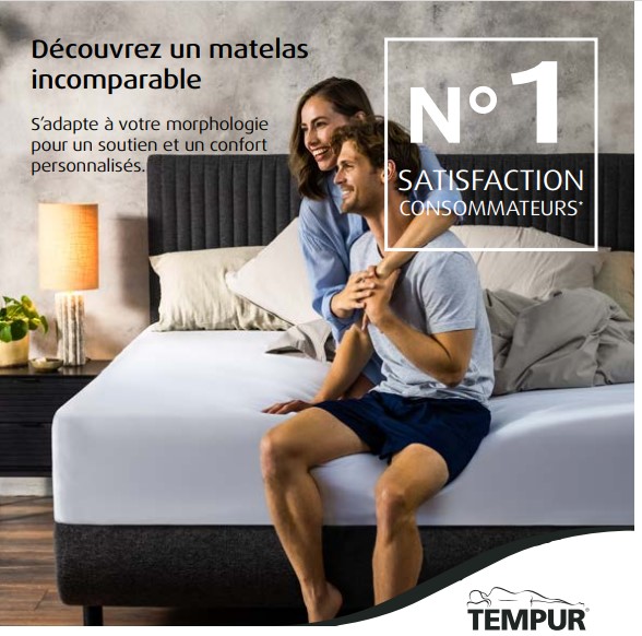 Couverture catalogue Tempur 2023